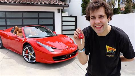 what ferrari does david dobrik have|All the Luxury Cars David Dobrik Has Given Away on。